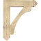 Ekena Millwork Legacy Arts & Crafts Rough Sawn Bracket, Douglas Fir, 6"W x 32"D x 38"H BKT06X32X38LEC03RDF - alternate 4